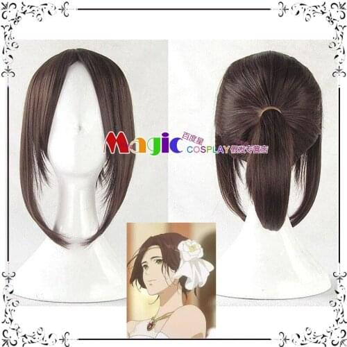 Anime Violet Evergarden Cosplay Isabella York Hair Wig Brown Isabella York Wig Anime Cosplay Violet Evergarden Wigs