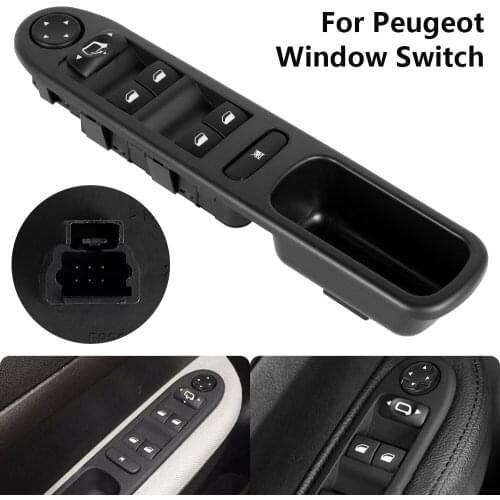 Car Front Driver Side Window Switch 6554.KT Window Door Lock Switch Electrical Components Car Interior Parts Vehicle Accessories