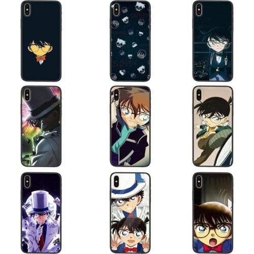 Black Funda Silicone Etui Pretty Cover Detective Conan Pattern Buy For Samsung Galaxy A72 A725F A71 A70 4G 5G A50 A40 A30 A20