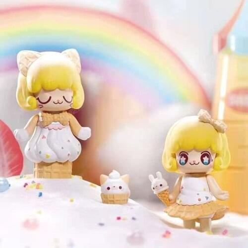 Blind Box Kimmy Miki Dessert Party Toys Cute Doll Decoration Mysterious Girl Gift Desk Decoration Home Decor Anime Figure