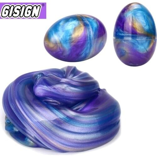 Crystal Slime Ball Mud Egg Colorful Soft Glue for Slime Antistress Scented Stress Relief Toy Kids Crafts Sludge Toys