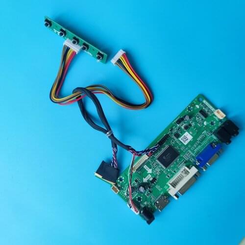 Kit For B140RTN03.2/3.1 LVDS DVI Audio VGA HDMI-compatible 14" LCD LED Panel Screen Controller board 1600X900 DIY 2019 Driver