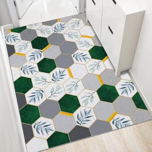Custom Pattern Door mat Carpet Dust Removal Anti-slip Easy Clean Cuttable Mats Carpet Hallway Balcony Living Room Home Door Mat