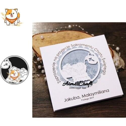 Baby Being Baptized Metal Cutting Dies Scrapbooking Stencil for DIY Paper Card Decorative Embossing Die Cut Craft Dies New 2019