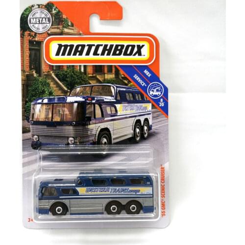 2019 Matchbox Cars 1:64 Car 55 GMC SCENIC CRUISER Metal Diecast Alloy Model Car Toy Vehicles