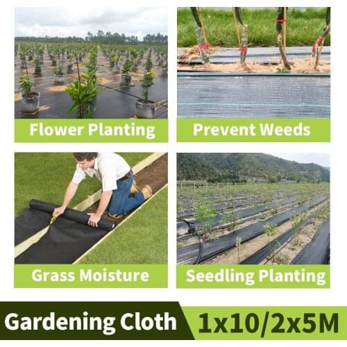 Garden Orchard Tools Greenhouse Weed Barrier Fabric Weeding Cloth Winter PE Plant Cover Agricultural Anti-Grass Ground Mats