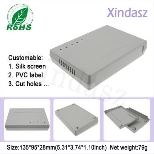 135*95*28mm router plastic box enclosure electronic, ethernet plastic box enclosure electronic, Electronic plastic shell