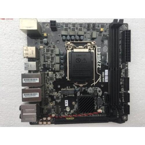 Applies to For ECS Z270H4-I Z270 chip 1151 interface Dual Gigabit network card mini-itx ITX HPTC 17*17