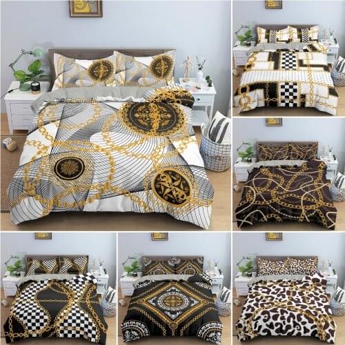 Luxury Bedding Sets 3D Printed Duvet Cover Set King Queen Comforter Covers With Pillowcase Quilt Cover Home Textile