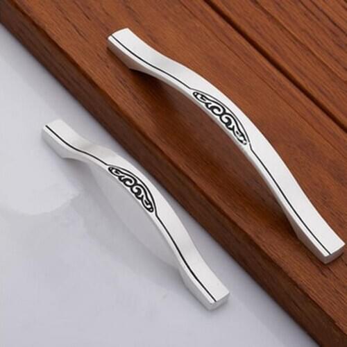 Cabinet Handles Modern Style Solid Aluminum Alloy Furniture Handle Hardware Kitchen Cupboard Pulls Drawer Knob Dresser Door Pull