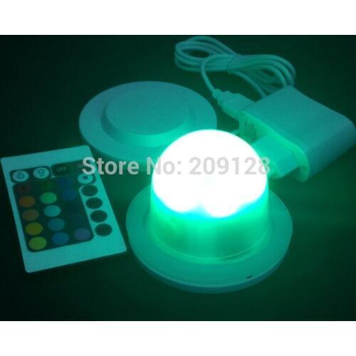 Led rgb light lamp with battery rechargeable