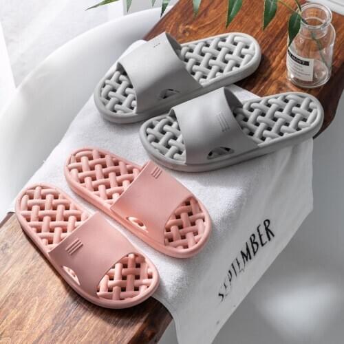 Leaking Slippers Non-Slip Bathroom Bath Slipper Indoor Couple Slippers Mens House Shoes Mens Slippers Outdoor Beach Flip Flops