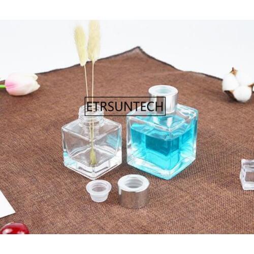 50ml Fragrance Essential Oil Glass Bottle Empty Perfume Container Home Wedding Decoration Refillable Perfume Bottle F1803