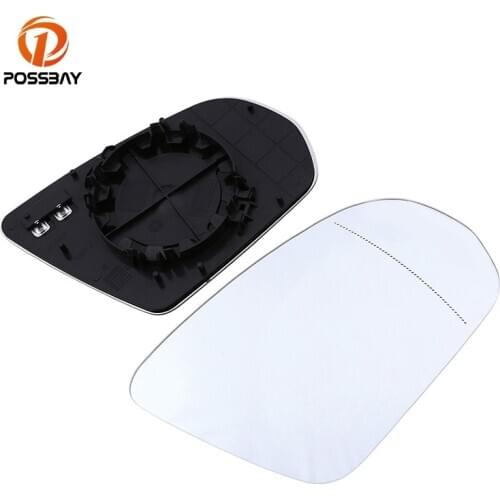 POSSBAY Car Heated Exterior Side Door Mirror Glass for Mercedes-Benz GLC-Klasse (X253) 2015-present Car Rearview Mirror Glass