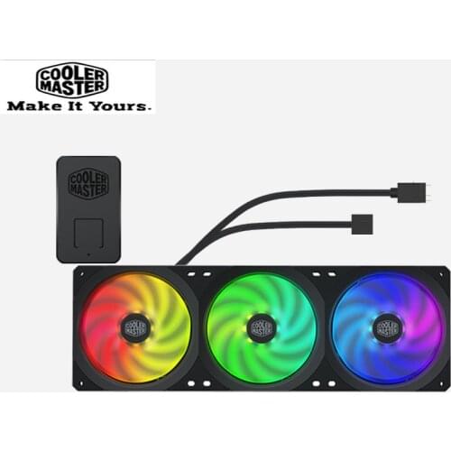 Cooler Master MFX-B2D3-18NPA-R1 SF240 SF360R ARGB 360mm Square Framed Addressable RGB LED Fan 360 Water Cooled Replacement Fan
