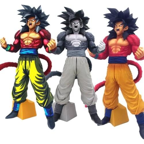 Dragon Ball Gt Super Saiyan 4 Son Goku Outburst Anime Peripheral Figures Model Toys Ornaments Kids holiday gifts