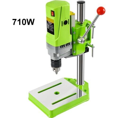 BG-5156E 710W Mini Precision Bench Drilling Machine Variable Speed Electric Milling Machine DIY Metal Table Drill Presses 220V