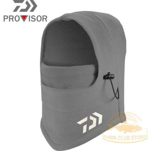 2021 Daiwa Winter Fishing Hats Bib Winter Ski Windproof Warm Headgear Mask Multifunctional Outdoor Bicycle Headwear Fishing Hat