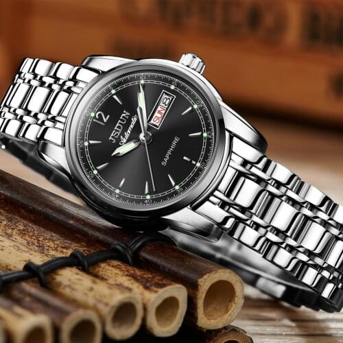 JSDUN 2021Brand Luxury Fashion Ladies Mechanical Watch Automatic Watch Japanese Movement Mechanical Watch Reloj De Mujer 8750