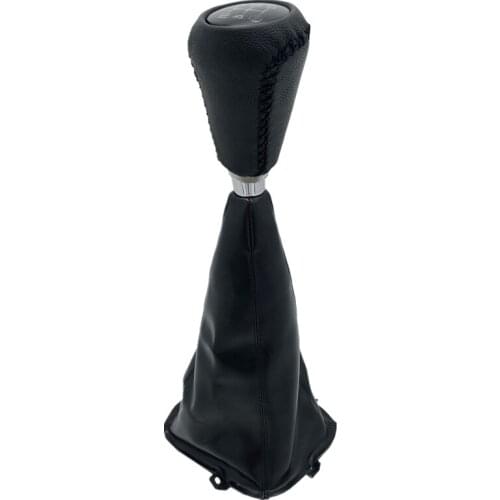 Leather Gear Shift Knob Collars Case Lever Dust Cover 5 Speed Gear Shift Knob For Great Wall Hover H3 H5 2010 2011 2012 2013