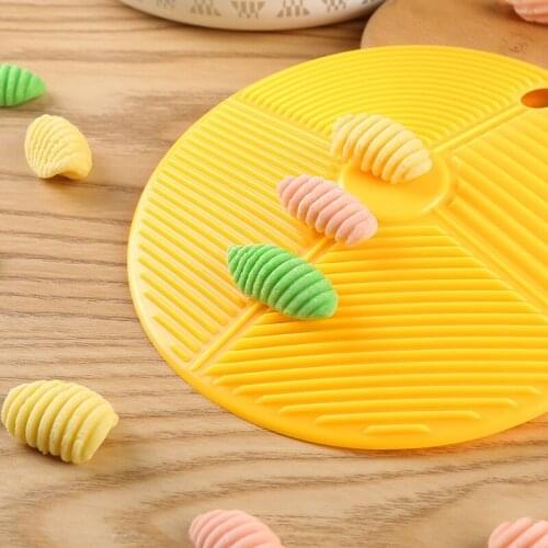 M17D Kitchen Manual Pasta Mold Washboard Hemp Food Set Pasta Knife Macaroni Board Hemp Food Board Kitchen Accessories Gadgets