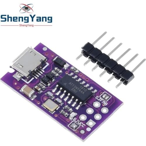 Micro USB Tiny AVR ISP ATtiny44 ATTiny45 ATTiny85 USBTinyISP Programmer Module For Arduino IDE Bootloader ISP Microcontroller 5V
