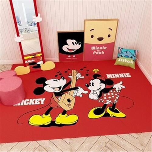 Cartoon Kitchen Mat Mickey Kids Playmat Long Carpet Hallway Doormat Floor Mat Non-slip Water Absorption Bathroom Rugs