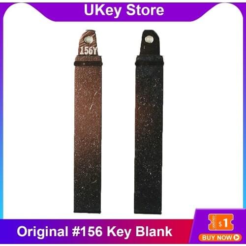 Okeytech 10PCS/LOT 156# Metal Blank Uncut Flip Remote Key Blade For Hyundai Verna For Kia K5 S522