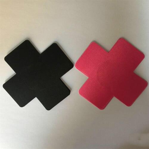 1Pair Women Bra Tape Sexy Adhesive Nipple Covers Petals Breast and Sticker Cross Shape Nipple Pasties Disposable Nipple Cover