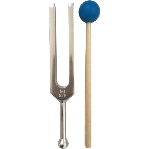 Widened and Thickened MI528 Tuning Fork Aluminum Alloy 528HZ Chakra Tuning Fork