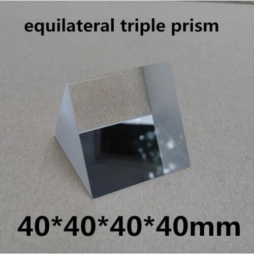 40x40x40x40mm 40*40*40*40mm equilateral triangle K9 Prism Lens