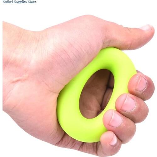 Rubber Hand Grip Ring Strength Muscle Power Training Exerciser Gym Expander Gripper Strength Finger Ring 7cm Diameter