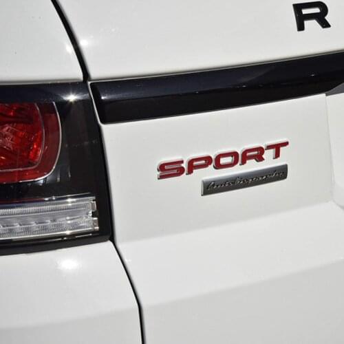 SPORT HSE Luxury CV6 SDV6 SDV8 Si4 SV Autobiography Emblem Badge Car Styling Refitting Trunk Sticker For Land Rover Range Rover