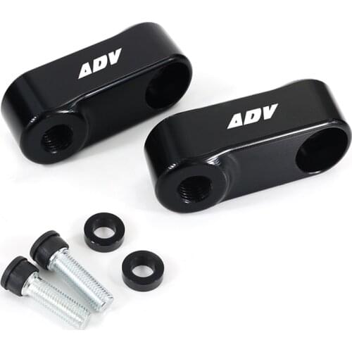 Motorcycle Mirrors Extension Riser Extend Adapter Fit For KTM 640 Adventure 1998-2007 950 LC 8 Adventure 2003-2008 990 Adventure
