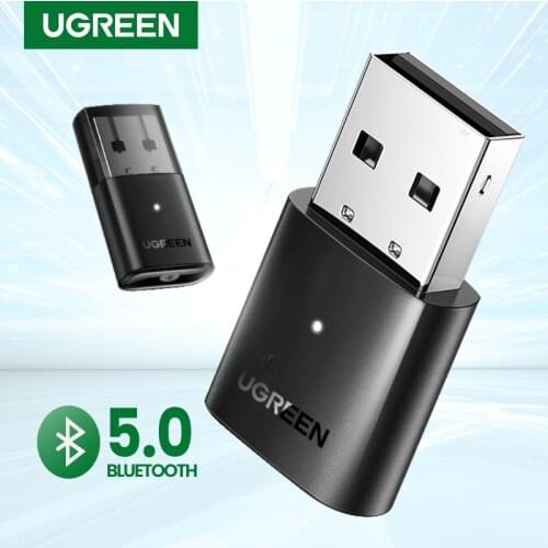 UGREEN USB Bluetooth 5.0 Dongle Adapter for PC Speaker Mouse Music Audio Receiver Transmitter aptX Bluetooth 5.0