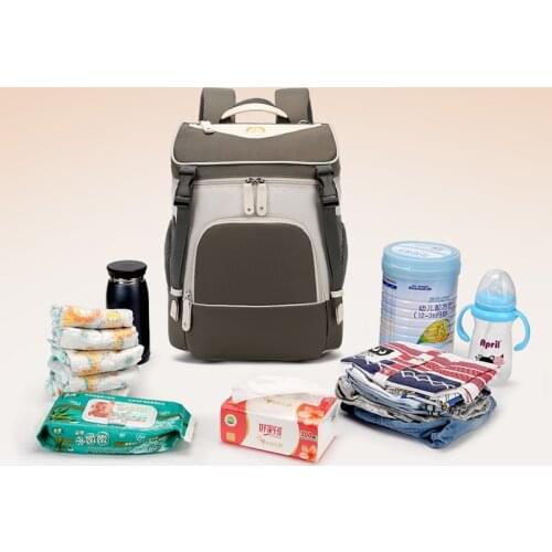 Mommy Diaper Bags Backpack Mummy Large Capacity Travel Nappy Backpacks Convenient Baby Nursing Bags