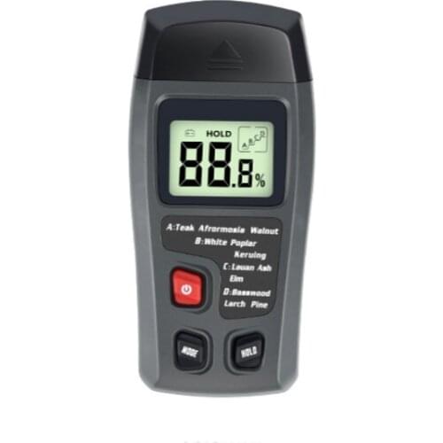 High sensitivity Two Pins Wood Moisture Meter Wood Humidity Tester Hygrometer Timber Damp Detector Tree Density Digital tester