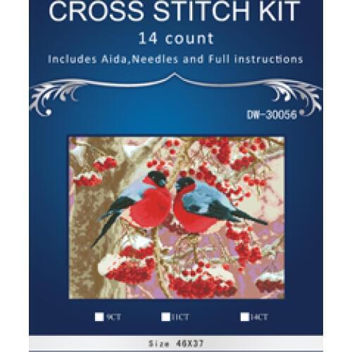 Top Quality Lovely Hot Sell Counted Cross Stitch Kit Old World Holiday Ornaments Similar DMC birds park