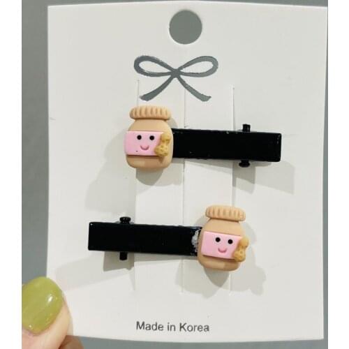 2Pcs/Set Girls Candy Cookie Donuts Hair Clips Kids Lovely Hairpins Headband Barrettes Children Fashion Hair Accessories Gift