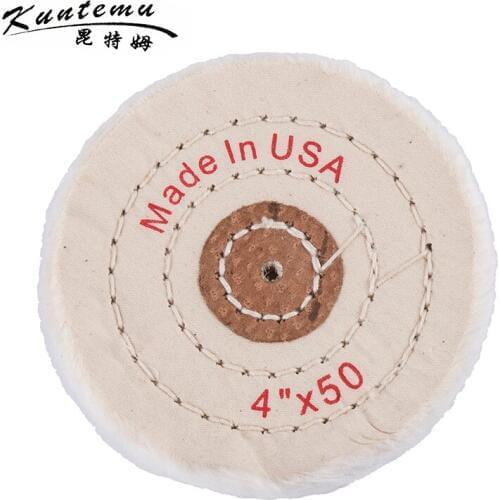 10PCS 4"*50 Cotton Polishing Wheel For Metal Polishing