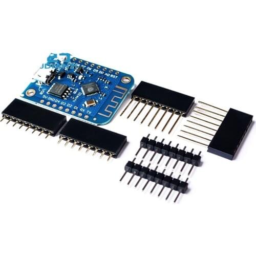 10pcs For Wemos D1 Mini V3.0.0 WIFI Internet of Things Development Board Based ESP8266 CH340 CH340G For Arduino Nodemcu V2 Micro
