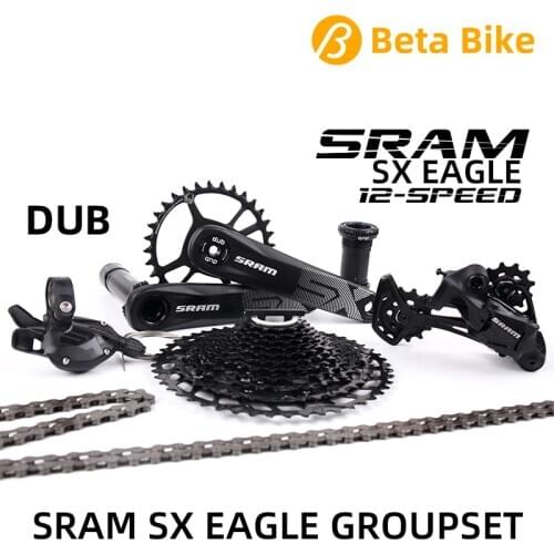 2019 SRAM SX EAGLE 1x12 12-Speed MTB Groupset Kit DUB Trigger shifter rear derailleur crankset chain with PG1210 cassette