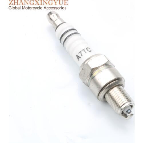 4PC A7TC Spark Plug for Honda C50 C70 C90 C100 Motorcycle ATV 4-stroke