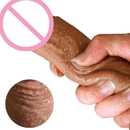 7/8 Inch Huge Silicone Penis Dildo Realistic Gode Enorme Female ToysJuguetes Sexuales Para La Mujer Penis Realistico Consolador
