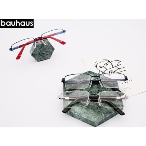 B-062.62 Men Classic Square Glasses Optics Frame Prescription Glasses Frames Optical Eyewear