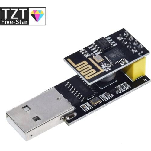 ESP01 Programmer Adapter UART GPIO0 ESP-01 Adaptater ESP8266 CH340G USB to ESP8266 Serial Wireless Wifi Developent Board Module