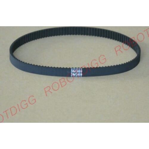 HTD 3M, Timing Belt, Closed-loop, 369mm length, 123 teeth, 6mm width