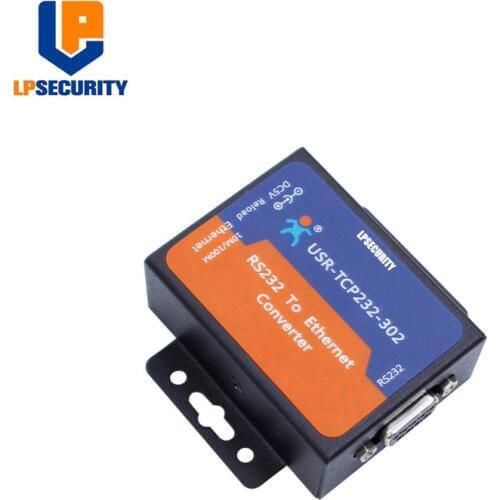LPSECURITY USR-TCP232-302 Tiny Size Serial RS232 to Ethernet TCP IP Server Module