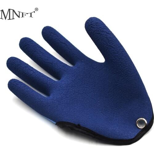 MNFT 1Pcs Hight Quality Magnetic Anti-slip Fishing Gloves Fisherman Protect Hand Handy Catching Fish Glove for Left/Right Hand