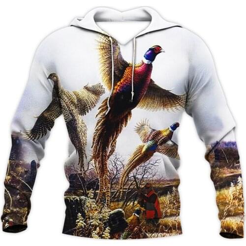 3D Printed Pheasant Hunting Camo Men Oversized HoodieHoodies Harajuku Fashion Hooded Sweatshirt Autumn Unisex Hoodie Sudadera